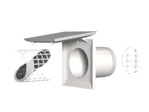 Fresh TL-DE Sisäpuolinen seinäventtiili
