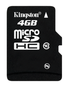 Mikro-SDHC-muistikortti Luokka 10, Kingston