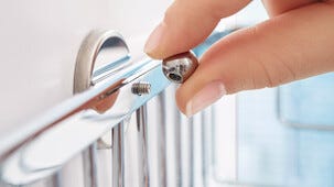 Tesa Aluxx duschkorg hörn självhäftande, krom