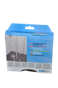 Dusjlist transparent Stokvis Tapes, 2 meter