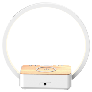 Vekkerklokke digital med Wake-up Light og Qi