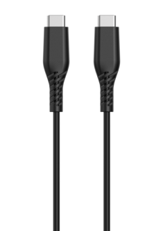 Kort USB kabel 0,3m USB C till USB C Clas Ohlson