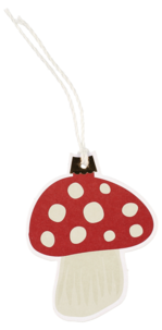 Pakkelapper, julekuler og sopp, 10-pakning