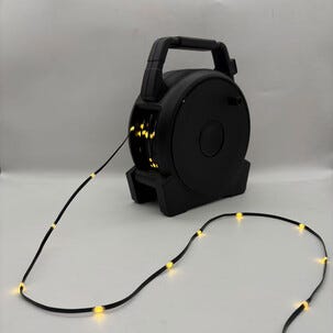 Ljusslinga på kabelvinda 100 m 1000 LED svart, Northlight