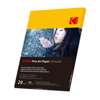 Kodak matt slätt fotopapper A4 230g, 20 ark