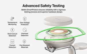 Belkin UltraCharge Pro 3-i-1 Qi2-lader, 25W