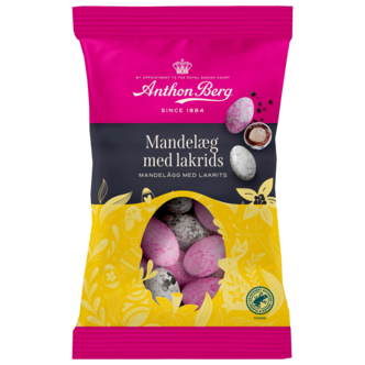 Anthon Berg Mandelägg Lakrits, 215 g