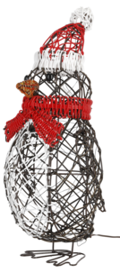 Pingviini LED-valaistuksella, 51 cm, sisälle/ulos