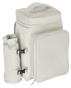 Picknickryggsäck med kylfack, beige