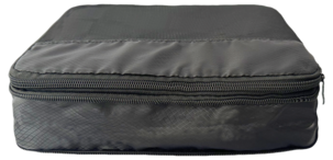 Packkuber och skopåsar reseförvaring, svarta, 7-pack