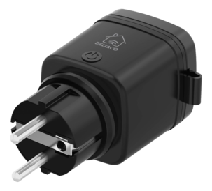 Deltaco SH-OP01 smart plug utomhus IP44, svart
