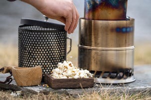 Hällmark popcorngryte for åpen ild, 4 liter