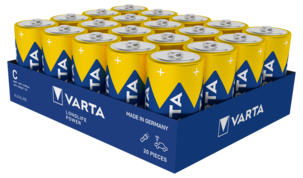 Varta Longlife Power C/LR14-batterier, 20-pakning