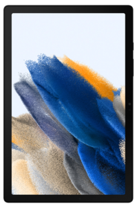 Samsung Galaxy Tab A8 med Wi-Fi, 32 GB og skjerm på 10,5 tommer i grått