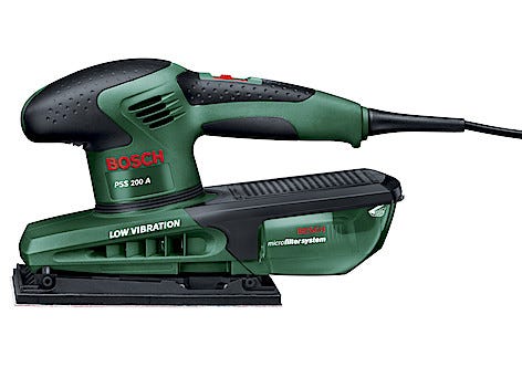 Bosch PSS 200A planslip med slippapper, 200 W