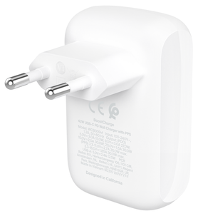 Belkin BoostCharge hurtiglader USB-C og USB-A, 42 W