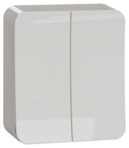 Schneider Exxact utanpåliggande strömbrytare kron