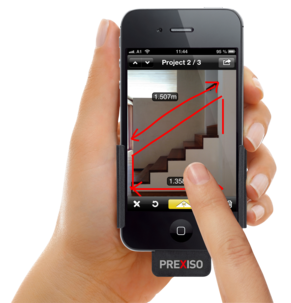 Avståndsmätare iC4 för iPhone