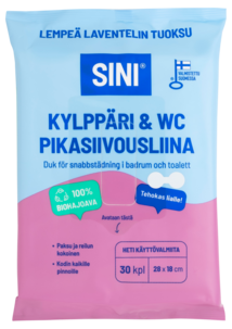 Sini Badrum & WC städservetter, 30-pack