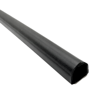 Självhäftande kabelkanal, svart, 1 meter