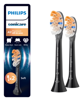 Philips Sonicare A3 Premium All-in-One borsthuvud, 2-pack