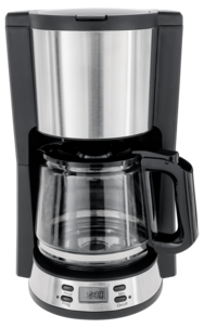 Kaffetrakter med timer, 10 kopper