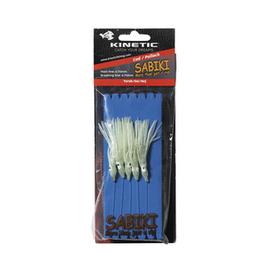 Torsktackel 5-pack bläckfisk, Kinetic Sabiki