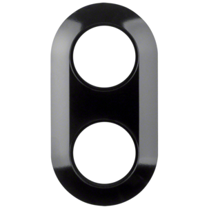 Hager 1930 täckram strömbrytare och eluttag, 1-pack