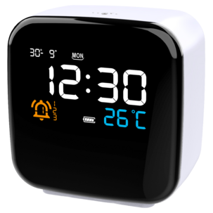 Vekkerklokke Cube med wake-up light, digital