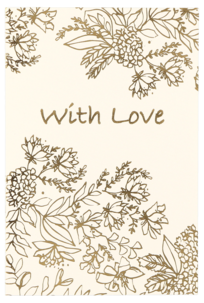 Grattiskort dubbelt med blank insida, 12 x 17 cm