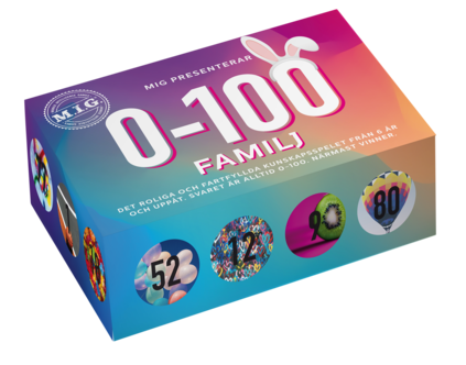 MIG 0-100 Familj frågespel, från 6 år