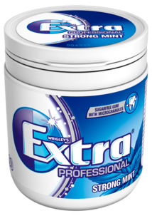 Tyggegummi Extra Pro Strongmint på boks, 84 g