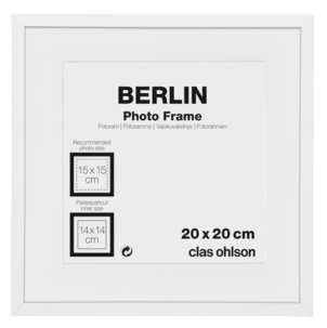 Valokuvakehys Berlin, valkoinen