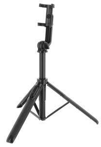 Selfiepinne med tripod och fjärrutlösare