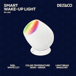 Deltaco Smart RGB Herätysvalo, Smart Home