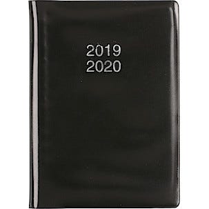 Taskukalenteri 2019/2020, musta