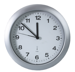 Radiokontrollerad väggklocka