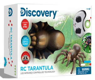 Fjärrstyrd spindel med ljud- och ljuseffekter, från 8 år