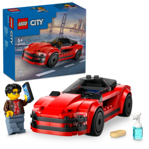LEGO City Punainen urheiluauto, yli 5-vuotiaille