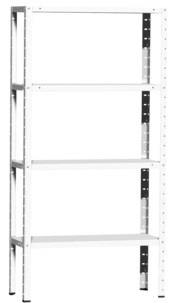 Plåthylla 75 x 30 x 150 cm