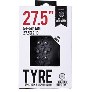 Piggdekk for sykkel 27,5