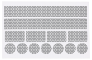 Klistermärken i reflekterande material, Clas Ohlson