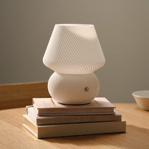 Northlight Eddie oppladbar bordlampe, 18,5 cm