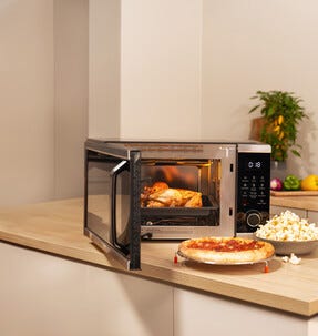 Wilfa 3-i-1 airfryer, varmluftsugn och mikrovågsugn, multiugn
