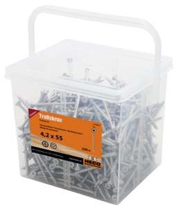 Heco Terassiruuvi TFT 4,2 x 55 mm C4, 500 kpl