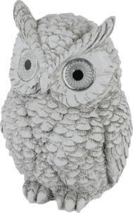 Pöllö puutarhakoriste aurinkokenno