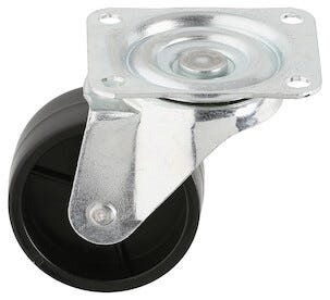 Länkhjul svängbart