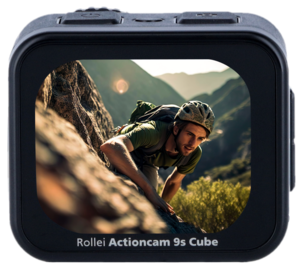 Rollei 9s Cube 4K actionkamera med tillbehör