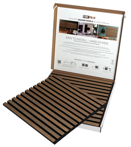 FibroTech Square akustikkpanel til vegg og tak, 2-pakning