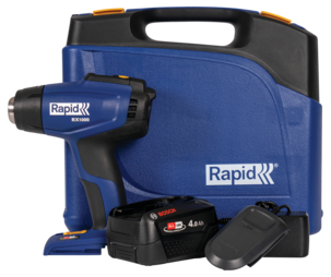 Rapid RX1000 liten varmepistol 18 V, med batteri